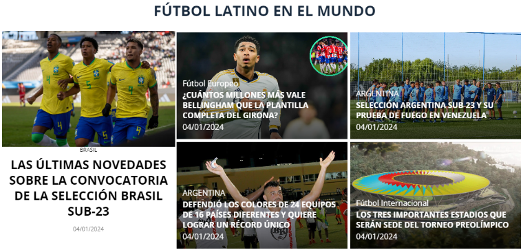 Balonlatino procura revolucionar a cobertura do futebol latinoamericano a nível Internacional